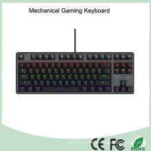 7 colores colorido iluminado iluminado retroiluminador ergonómico teclado de juegos mecánicos